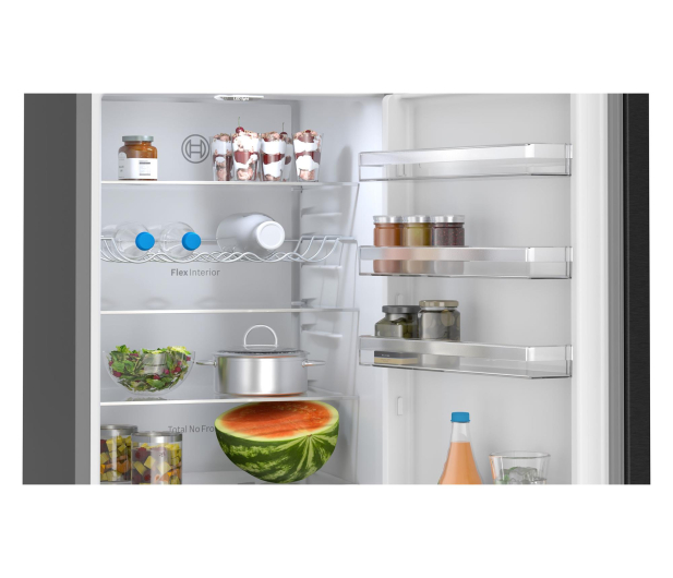 Lodówka Bosch KGN39VXBT PerfectFit No Frost 203cm Ciemny Inox Komora Zero VitaFresh 363L - 1516141 - zdjęcie 10